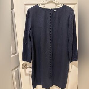 Vintage Daytons Navy Button-Down‎ Dress